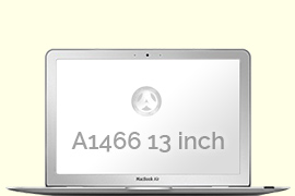Opengeklapte Macbook Air 13 inch